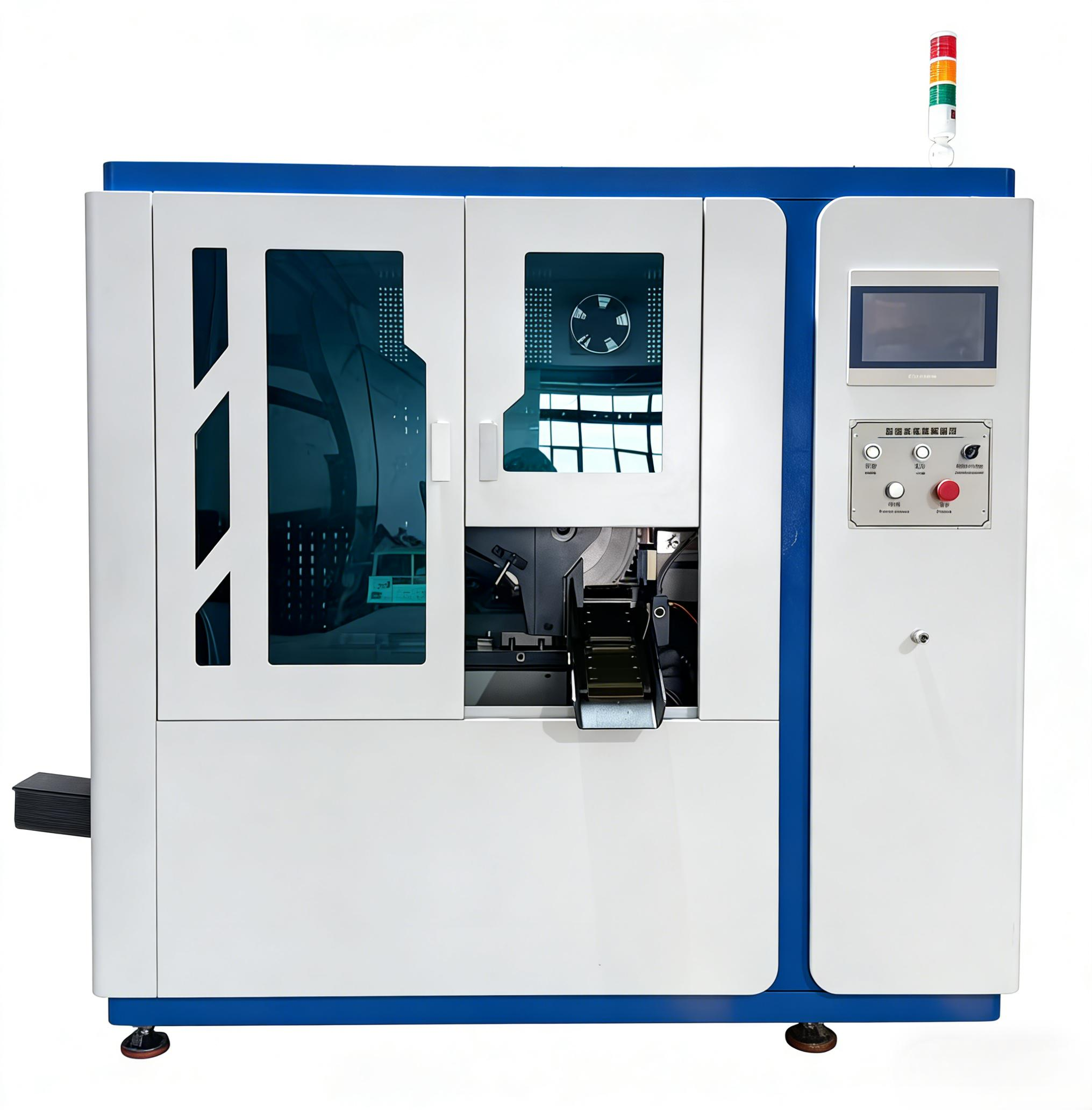 SHIJU general-purpose G-100 machine with blue and white enclosure